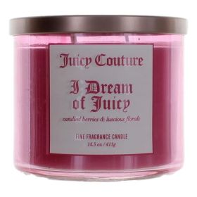 Juicy Couture 14.5 oz Soy Wax Blend 3 Wick Candle- I Dream Of Juicy